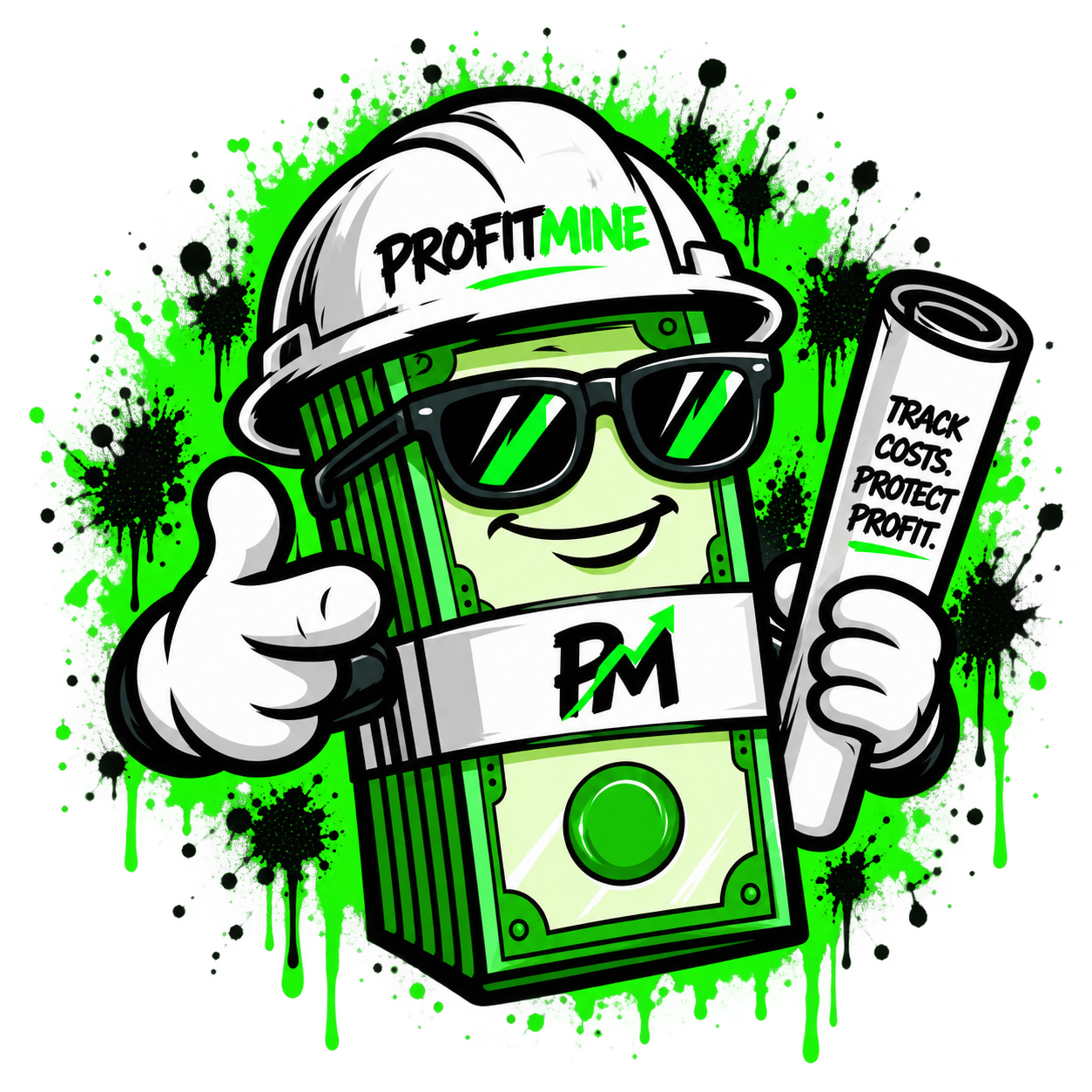 ProfitMine contractor mascot
